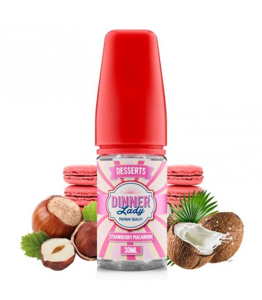 Arôme Concentré Strawberry Macaroon Dinner Lady 30ml