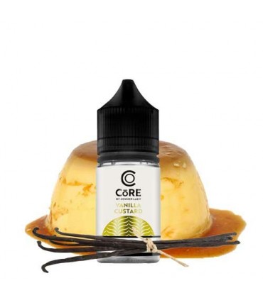 NIC SALT VANILLA CUSTARD CORE BY DINNER LADY 30ML